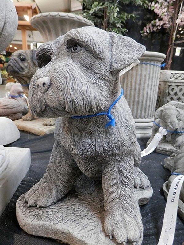 Garden Dog Sculpture