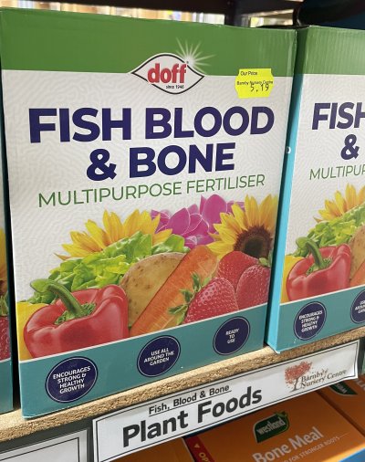 Blood, fish and bone is a no-frills fertiliser which provides necessary NPK